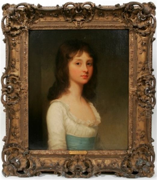 Portrait Of Young Eliza Honoria Kindersley - view 1