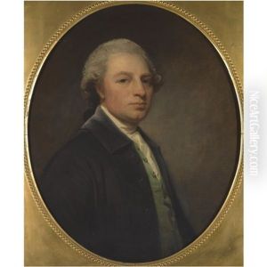 Portrait Of Mr Samuel Hartley by George Romney