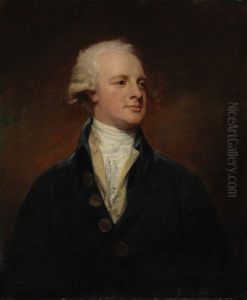 Portrait Of Sir Abraham Hume Of Wormleybury In A Blue Coat