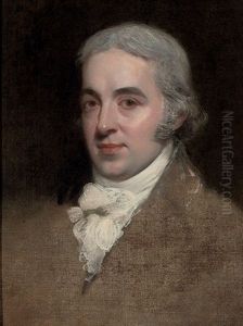 Portrait Of A Gentleman In A Powdered Wig And White Stock (unfinished)