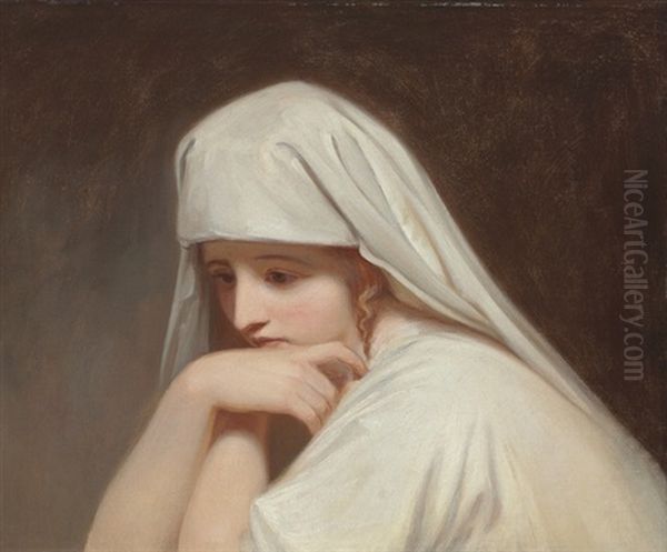 Portrait Of Emma, Lady Hamilton, As Contemplation - view 1
