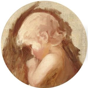 William George Spencer Cavendish, 6th Duke Of Devonshire When A Child (study) by George Romney