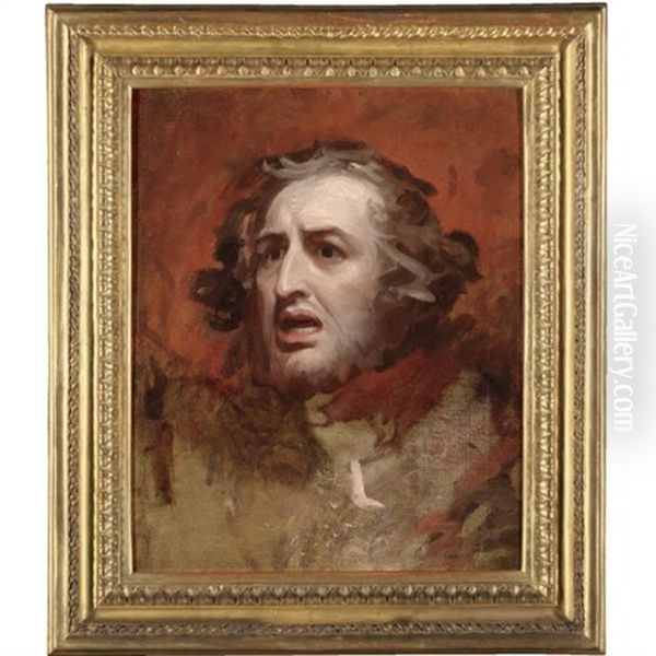 Head Of A Sailor - Act I Of Shakespeare's The Tempest (study) - view 1