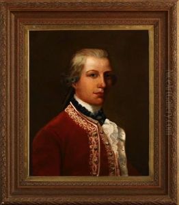 Portrait Of A Nobleman Wearing A Red Coat