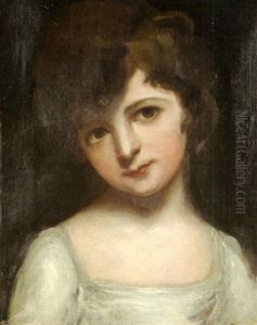 Portrait Of Maria Emily Fagniani As A Child, Later Third Marchioness Of Hertford
