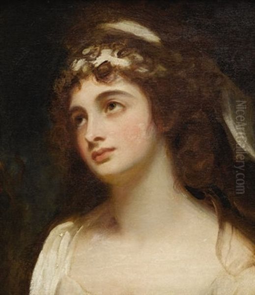 Portrait Of Lady Hamilton, Nee Emma Hart - view 1