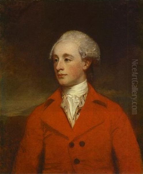 Portrait Of Mr Morley In A Red Coat - view 1