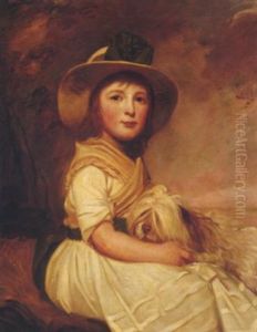 Portrait Eines Madchen Mit Hund