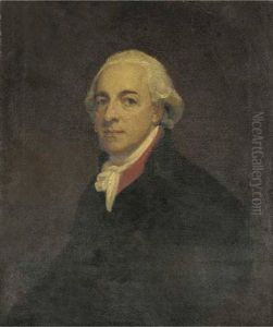 Portrait Of John Coore In A Dark Blue Coat And Red-faced Collar Portrait Of John Coore In A Dark Blue Coat And Red-faced Collar