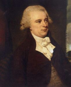 Portrait Of John Higgin Snr, Governor Of Lancaster Castle, Wearing A Red Coat