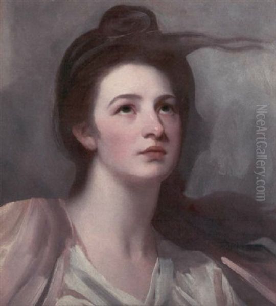 Portrait Of A Lady (emma Hart?), Later Lady Hamilton - view 1