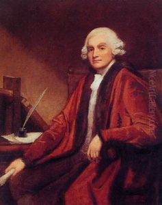 Portrait Of Sir Robert Strange, Seated At A Desk