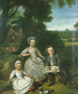 Jeux D'enfants Dans Un Jardin Jeux D'enfants Dans Un Jardin