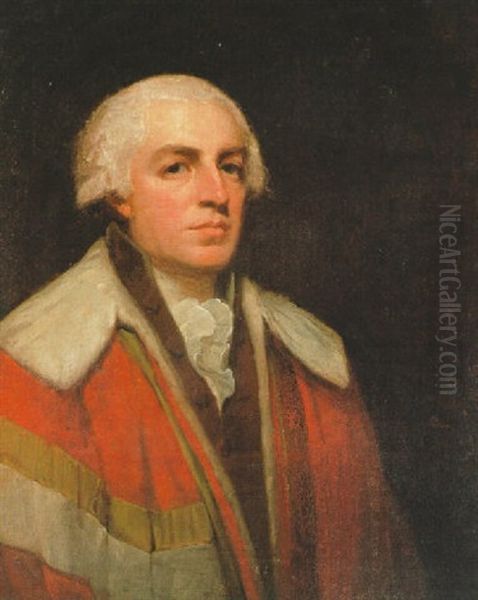 Portrait Of Francis Reynolds, 3rd Baron Ducie, Half Length, Wearing Robes Of Office - view 1