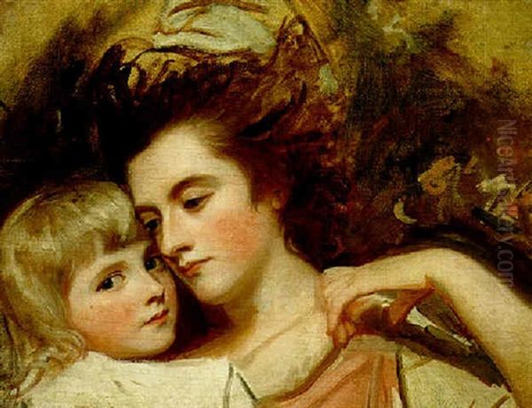 Portrait Of Mrs. Canning And Her Daughter - view 1
