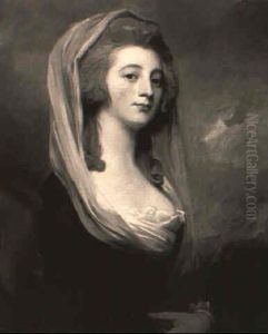 Portrait Of Charlotte Gunning (later The Hon. Mrs. Stephen Digby) by George Romney