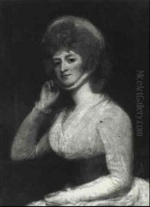 Portrait Of Mrs. Fitzherbert by George Romney