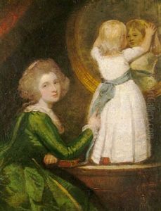 Portrait Of Mrs Russel With Her Son, Henry Portrait Of Mrs Russel With Her Son, Henry