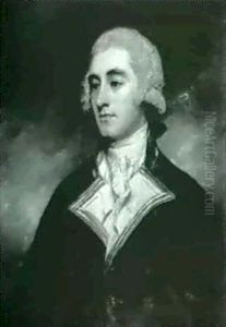 Portrait Of A Young Gentleman In A Powered Wig And White Cravat Portrait Of A Young Gentleman In A Powered Wig And White Cravat