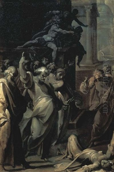 The Death Of Ananias And Saphira - view 1