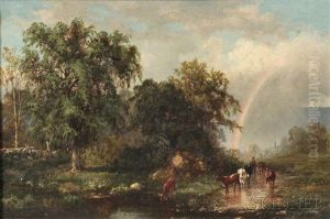 Beyond The Rainbow/a Herder With Cattle