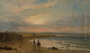 Horseback Riders On The Beach