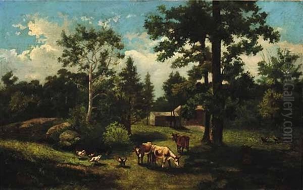 Grazing Behind The Barn - view 1