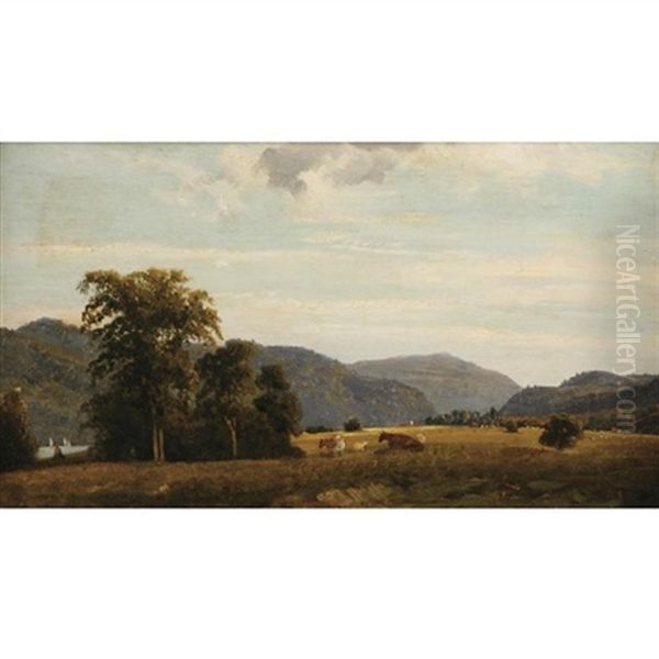 Pastoral River Landscape - view 1