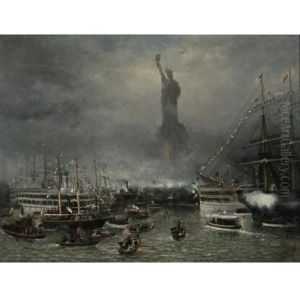 Statue Of Liberty Celebration by Frederick Rondel