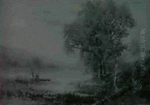 River Landscape In Autumn