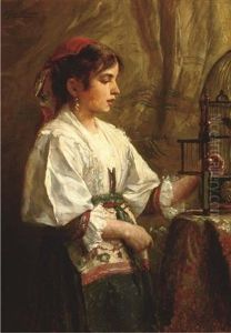 By The Birdcage by Alfred Ronner