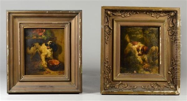 Two Paintings Of Dogs - view 1