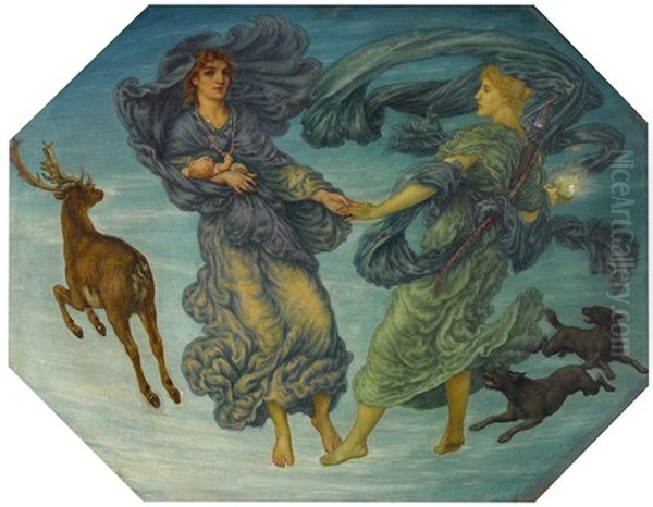 Artemis And Taygete - view 1