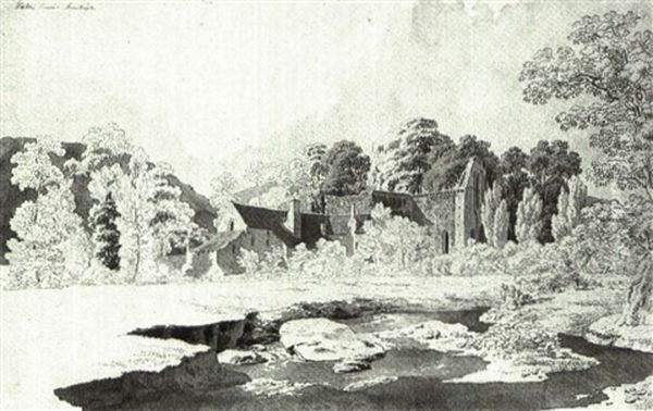 Valle Crucis Abbey, Denbighshire - view 1