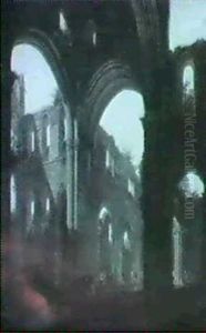 View Of Kirkstall Abbey, West