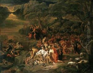 The Exodus To Egypt by Jacob Ignatius Roore