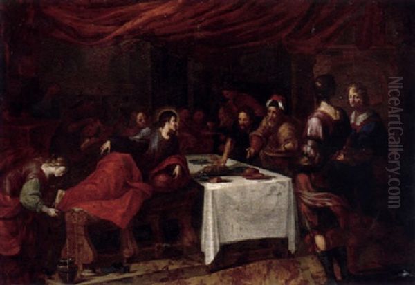 Mary Magdalen Washing Christ`s Feet In The House Of Simon The Pharisee - view 1