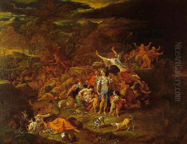 Die Uberfuhrung Der Bundeslade Durch David Nach Jerusalem - view 1