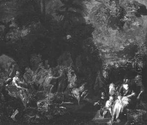 Moses Schlagt Wasser Aus Dem Felsen