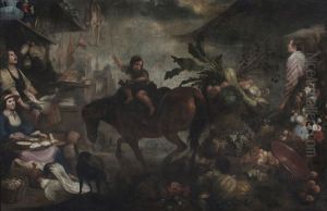Scena Di Mercato by Jan Thomas I Roos