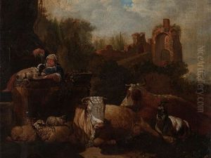 Genre Scene With Animals Genre Scene With Animals