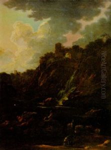 Italienische Gebirgslandschaft Italienische Gebirgslandschaft