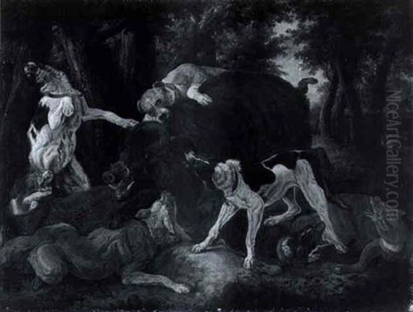 A Boar Hunt - view 1