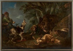 Hallali Du Sanglier, Hallali Du Cerf (2 Works) by Johann Melchior Roos