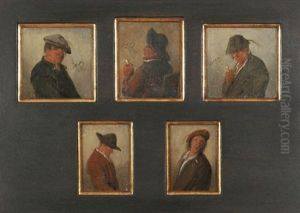 Manner Mit Verschiedenen Kopfbedeckungen (5 Works, Various Sizes)