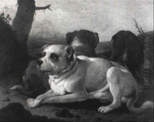 Three Dogs In A Landscape Three Dogs In A Landscape