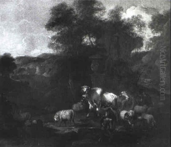 Paesaggio Con Armenti - view 1