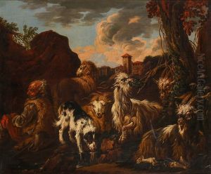 Goats by Philipp Peter Roos
