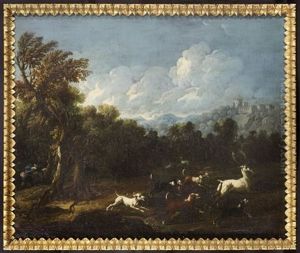 Landscape With A Stag Hunt