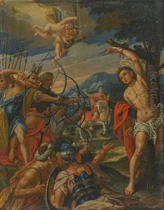 Das Martyrium Des Heiligen Sebastian by Theodor Roos
